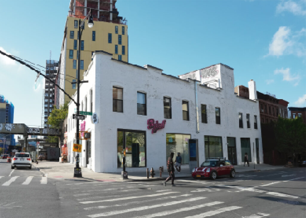 The front entrance of our location
